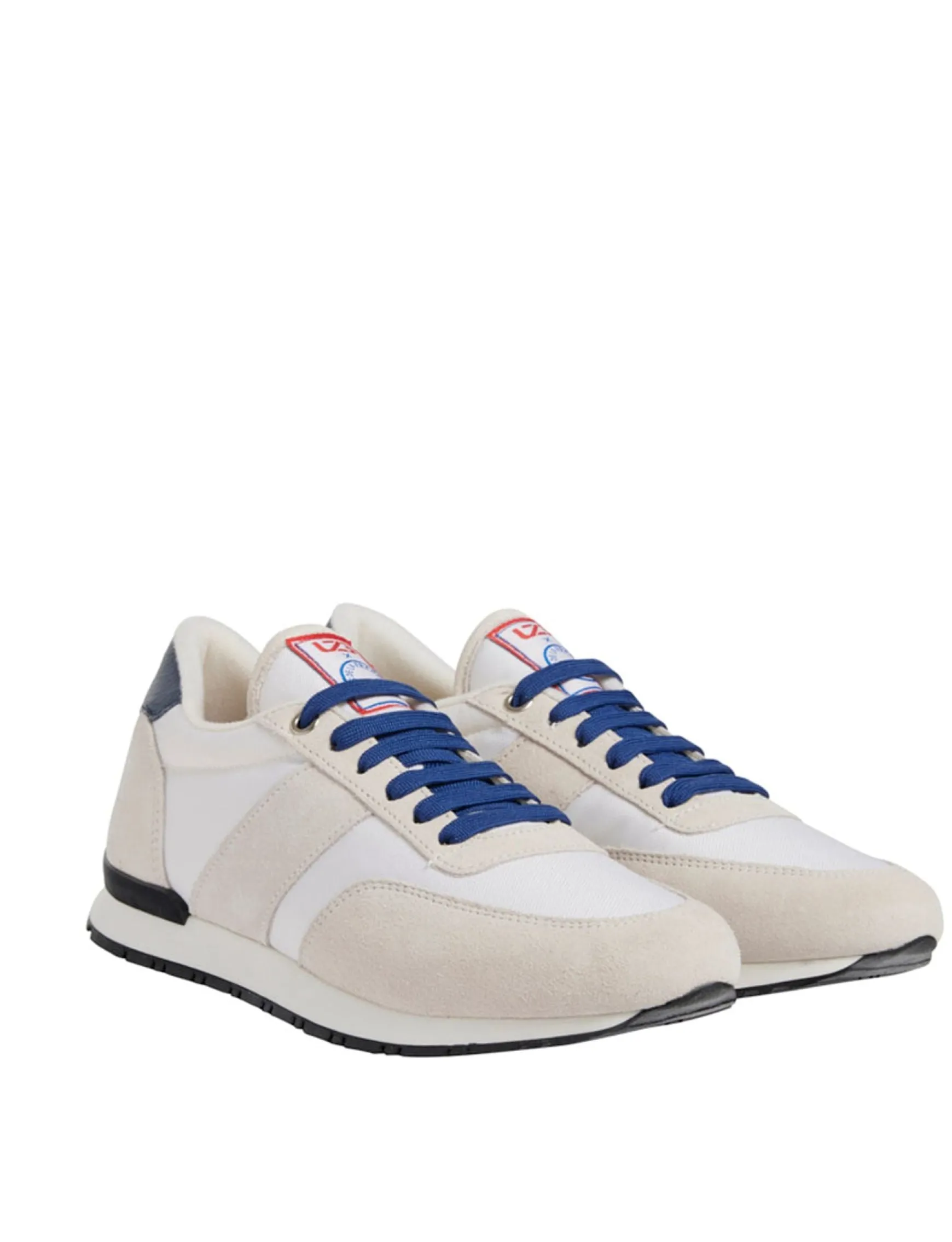 77" UZS x Ines de la Fressange Unisex white/beige/blue trainers
