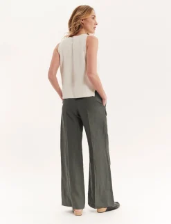 Agatha ecru sleeveless jumper