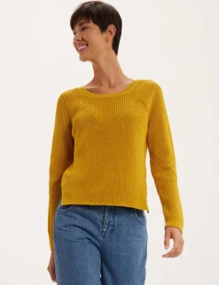 Agathe mustard jumper