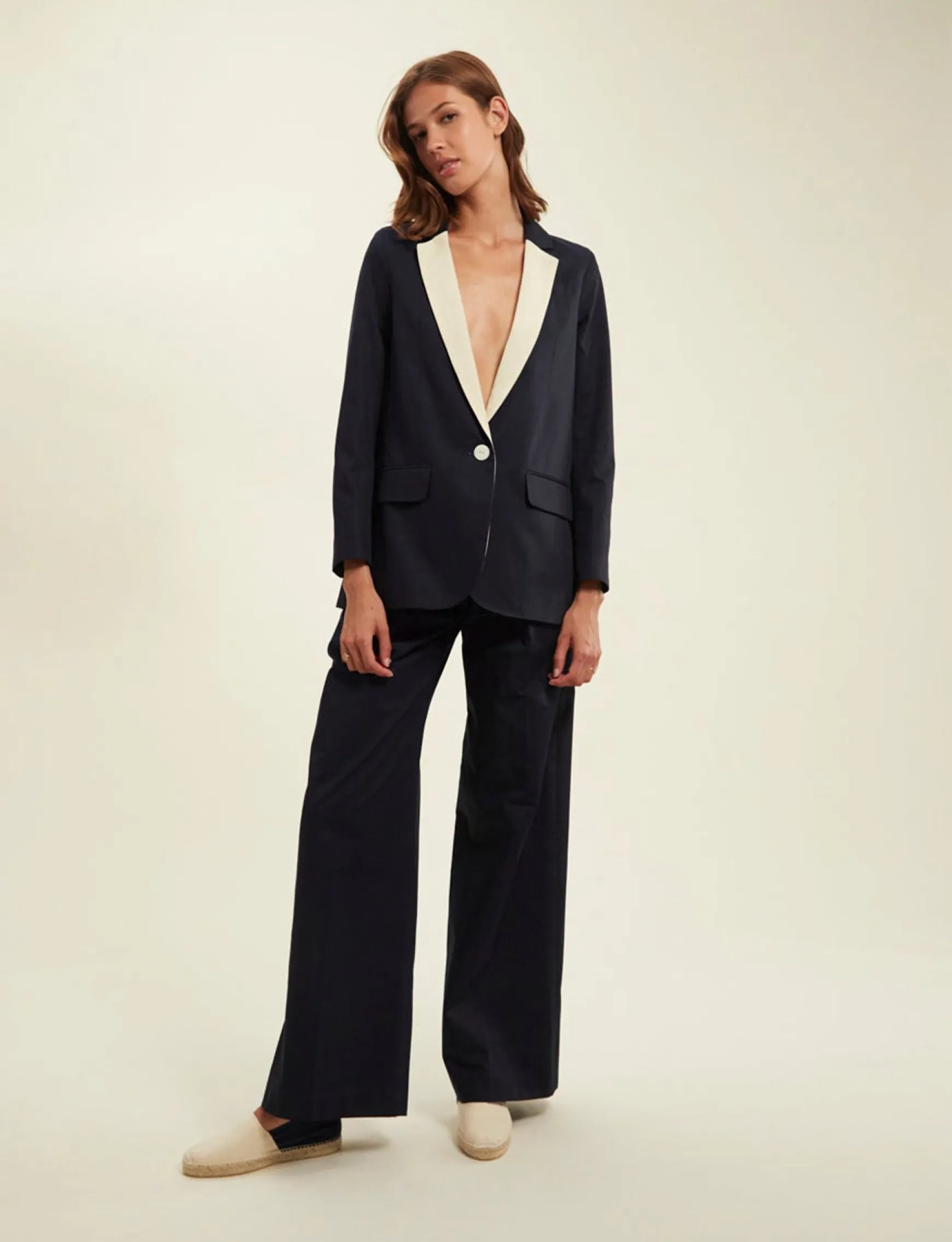 Aglae navy espadrilles