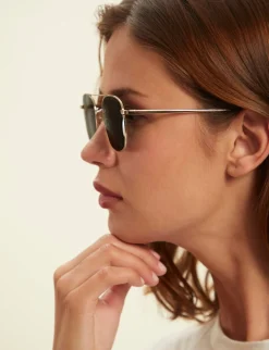 Alice metal-frame sunglasses