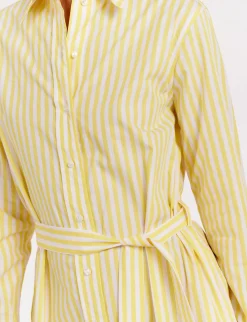 Amour jaune shirt dress