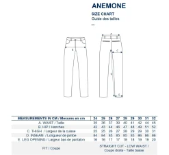 Anemone jeans in navy blue cotton x Notify