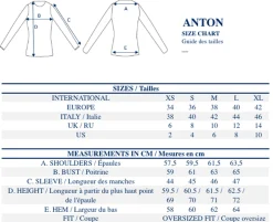 Anton ivory cashmere V-neck jumper