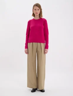 Arthur pink wool and cashmere jumper