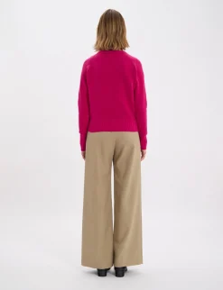 Arthur pink wool and cashmere jumper