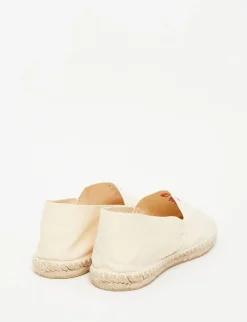 Auriane ecru embroidered espadrilles