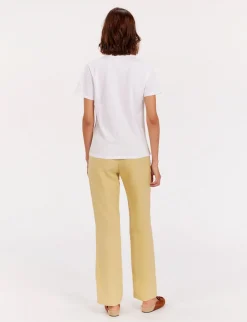 Aurore green V-neck T-shirt