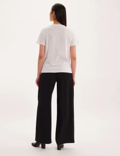 Aurore V-neck T-shirt khaki