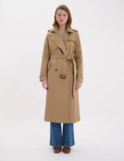 Beige Gaultier trench coat