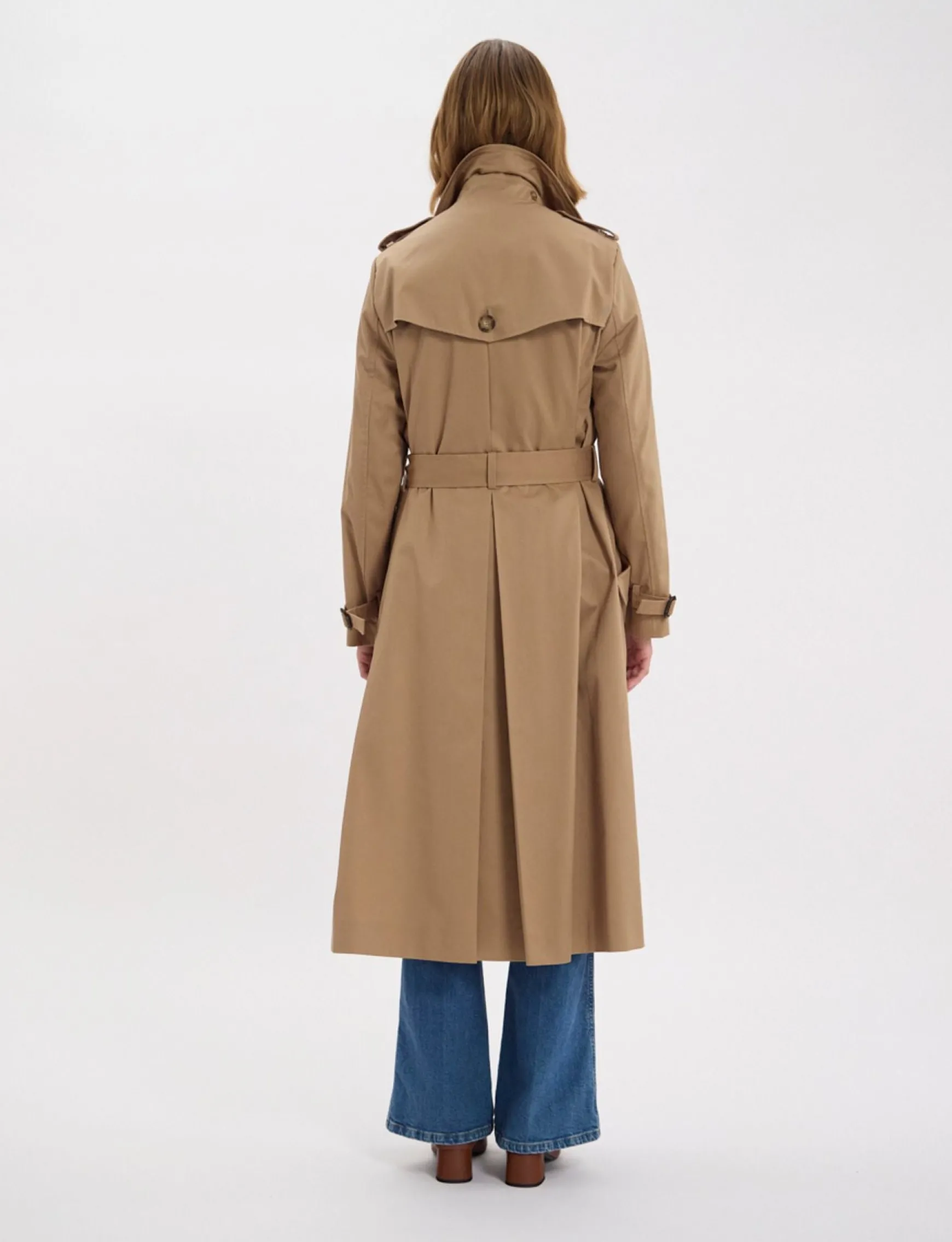 Beige Gaultier trench coat
