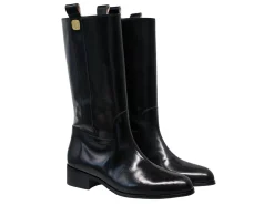 Black Lana boots in smooth leather