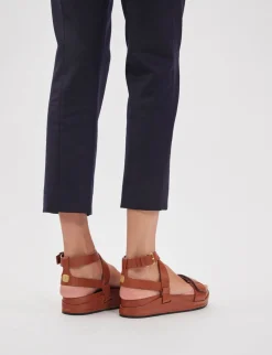 Black platform sandal