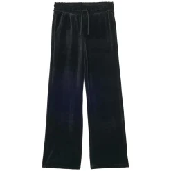 Britney jogging bottoms in smooth black velvet