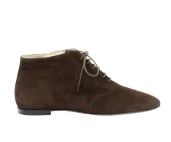 Brown suede leather rachel
