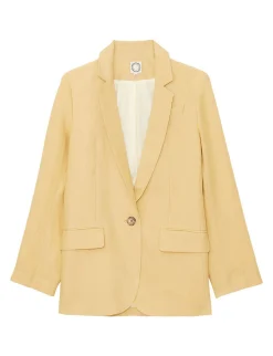 Bruna lemon linen jacket
