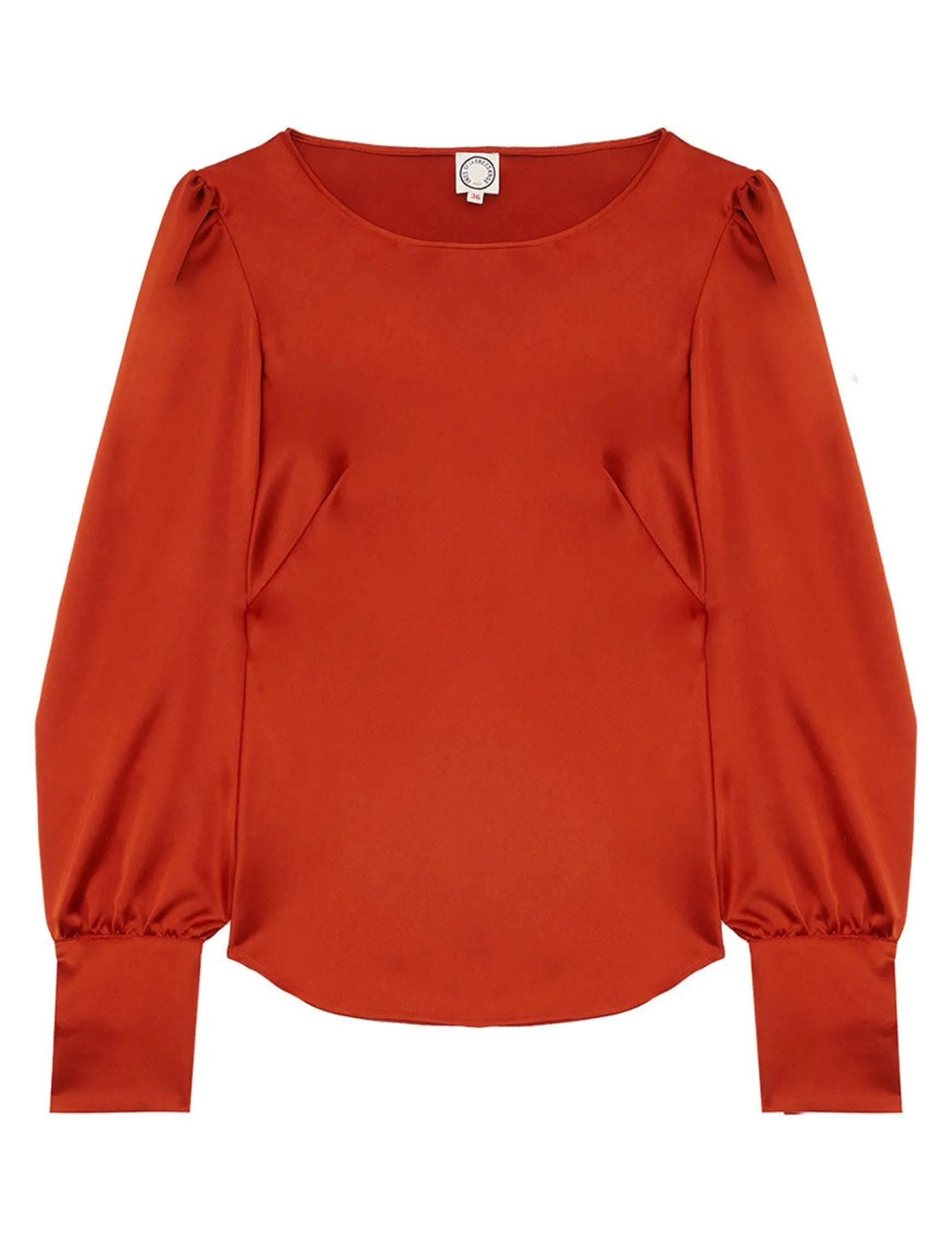 Burnt orange Theola top