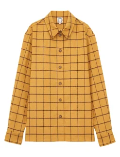 Cassia ochre check shirt