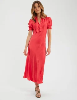 CERISE COCKTAIL DRESS