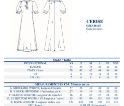 Cerise long navy blue dress