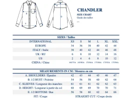 Chandler orange velvet shirt