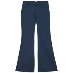 Charlotte navy cotton trousers