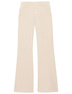 Charlotte striped trousers