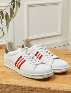 Charly tricolour braid trainers