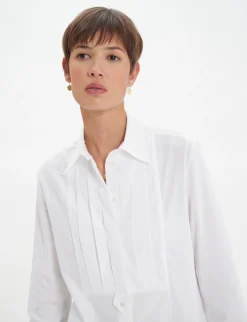 Clara white cotton shirt