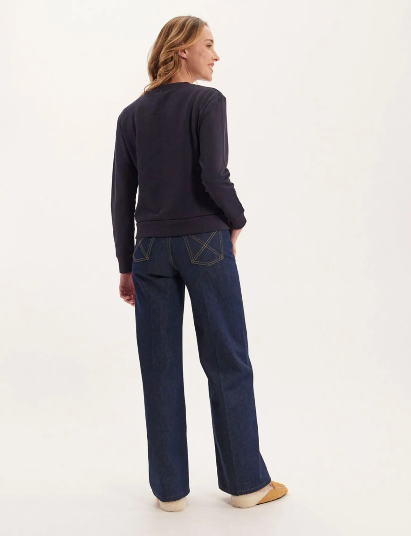 Clémence navy blue sweater