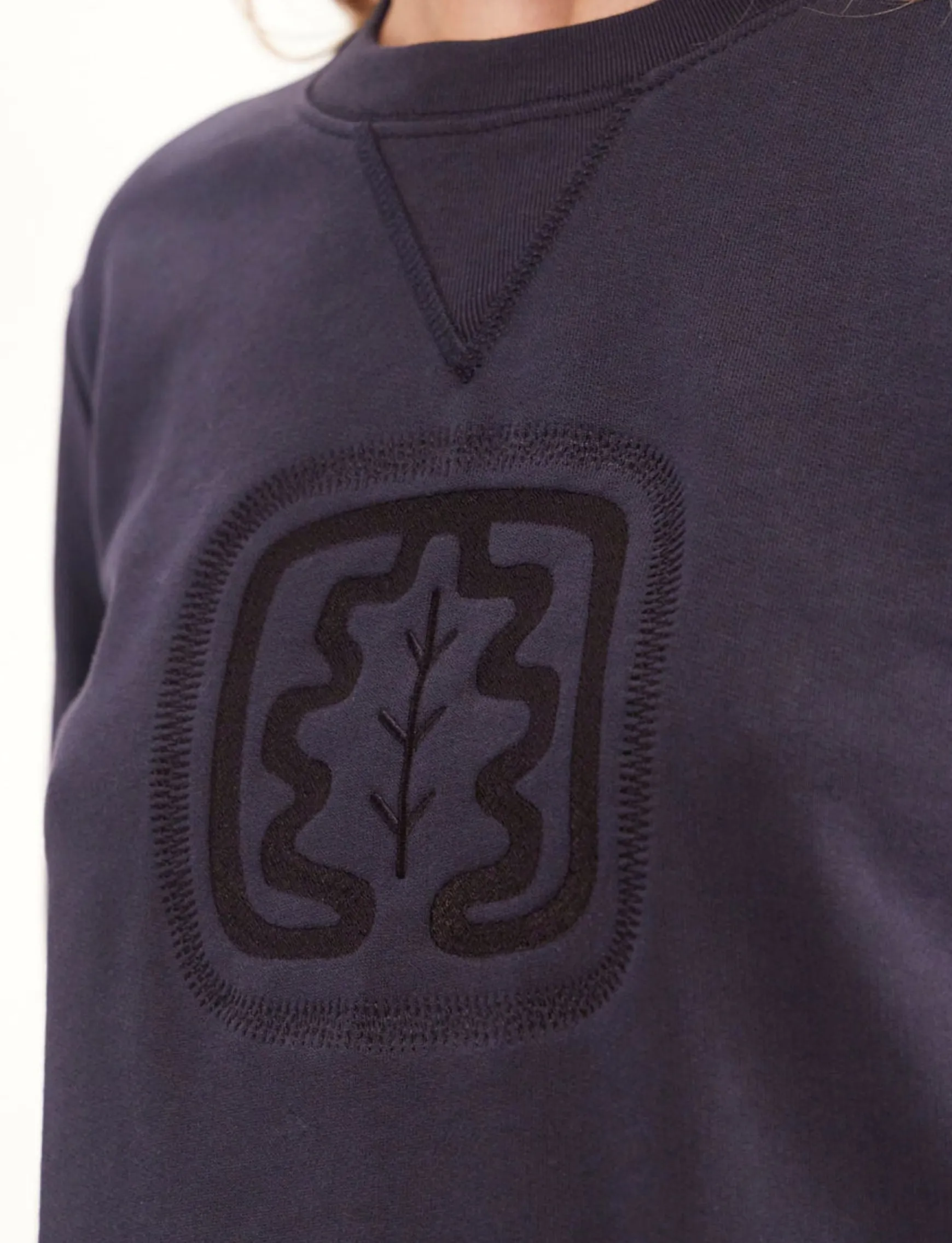 Clémence navy blue sweater