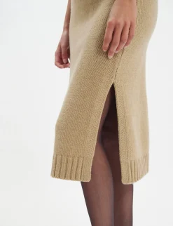 Damia skirt in camel wool