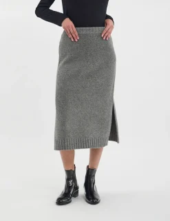 Damia skirt in responsible grey wool