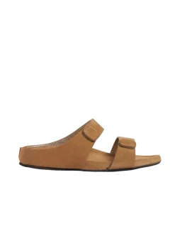 Delia sand leather mules