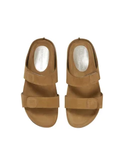 Delia sand leather mules