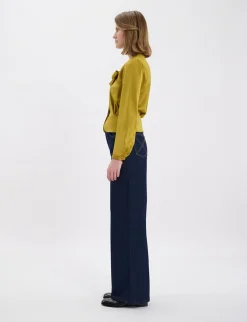 Emeline mustard top