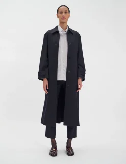 Esme black wool coat