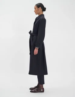 Esme black wool coat