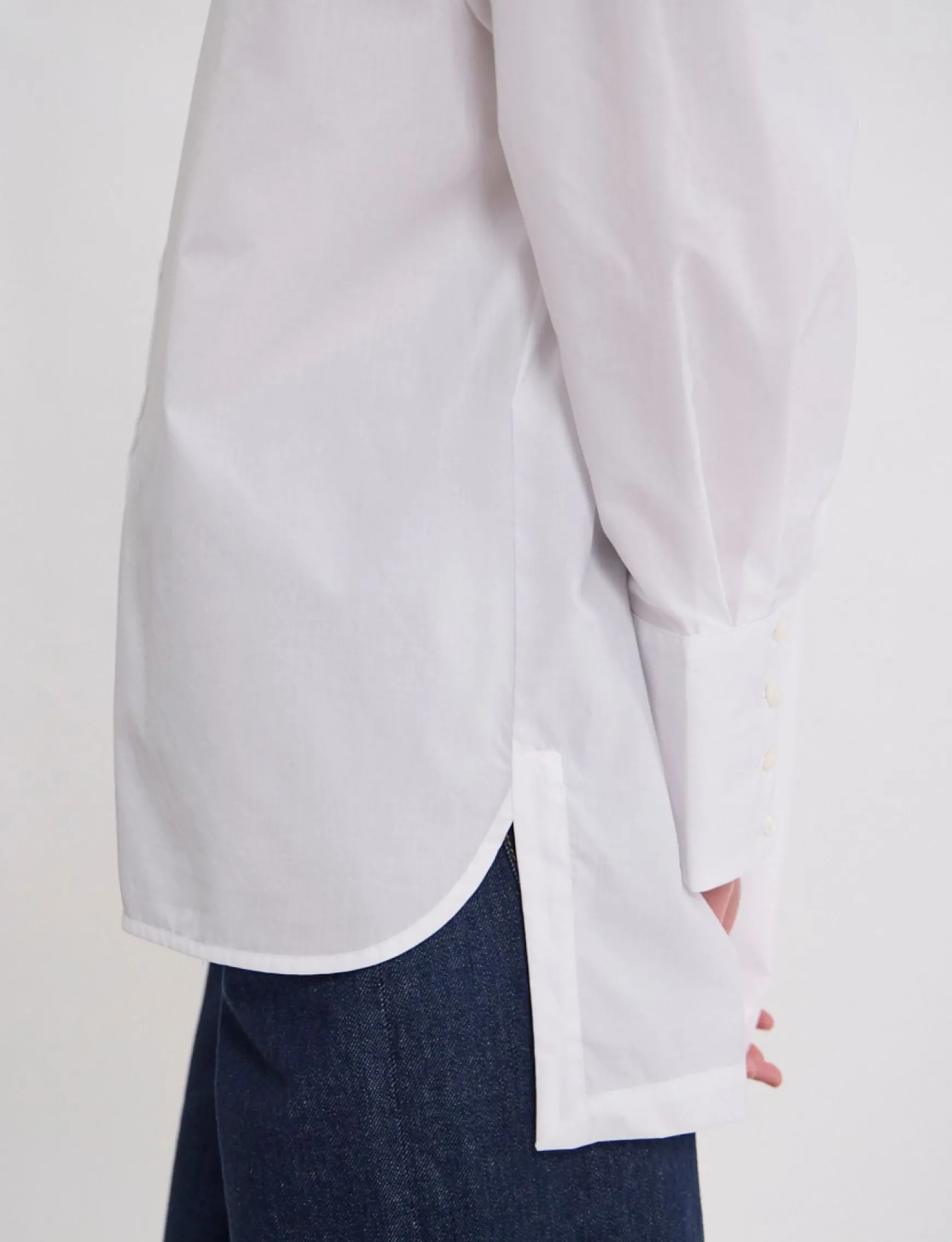 Falco white cotton shirt