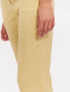 Francisco trousers in lemon linen