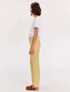Francisco trousers in lemon linen