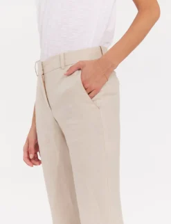 Francisco trousers in sandy linen