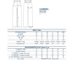 Gabriel black trousers