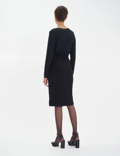 Gabriela skirt in black wool