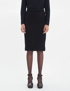 Gabriela skirt in black wool