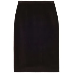 Gabriela skirt in brown milleraie velvet