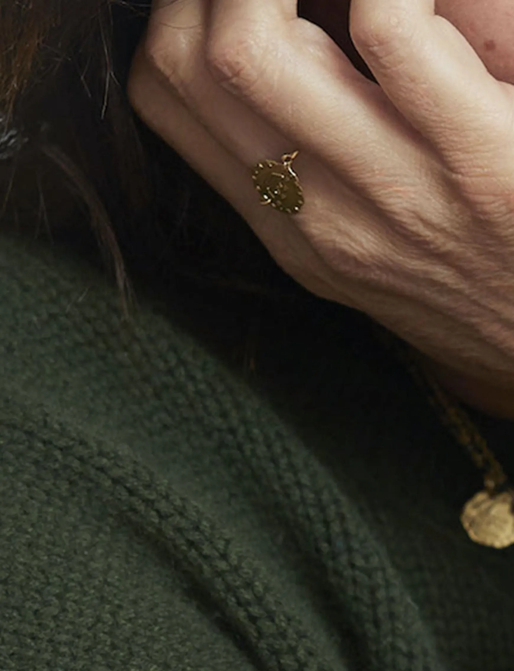 Gold-plated Lutetia Crown ring