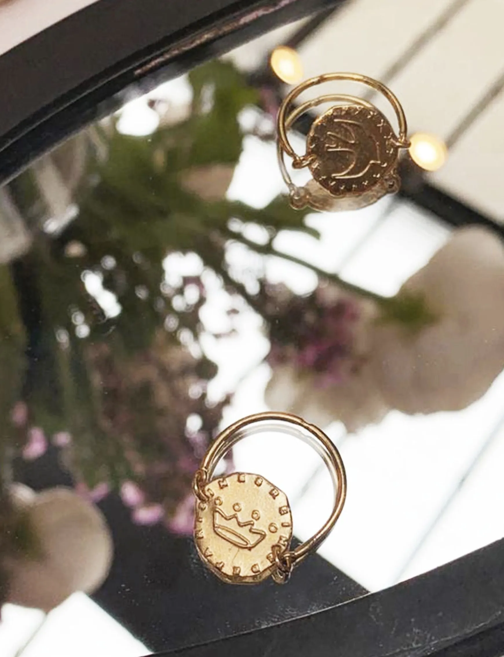 Gold-plated Lutetia Crown ring