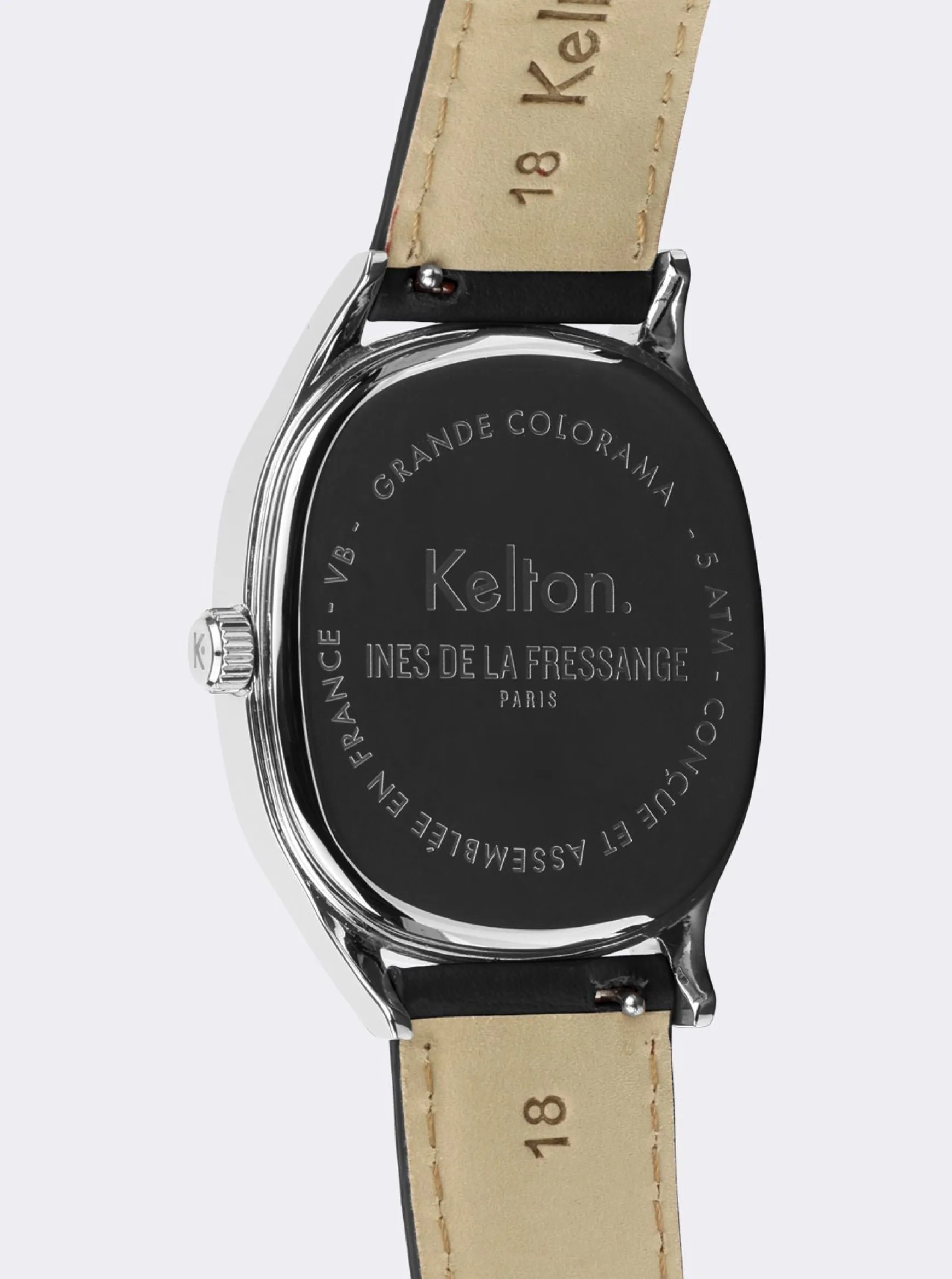 Grande Colorama black watch Kelton x Ines de la Fressange Paris