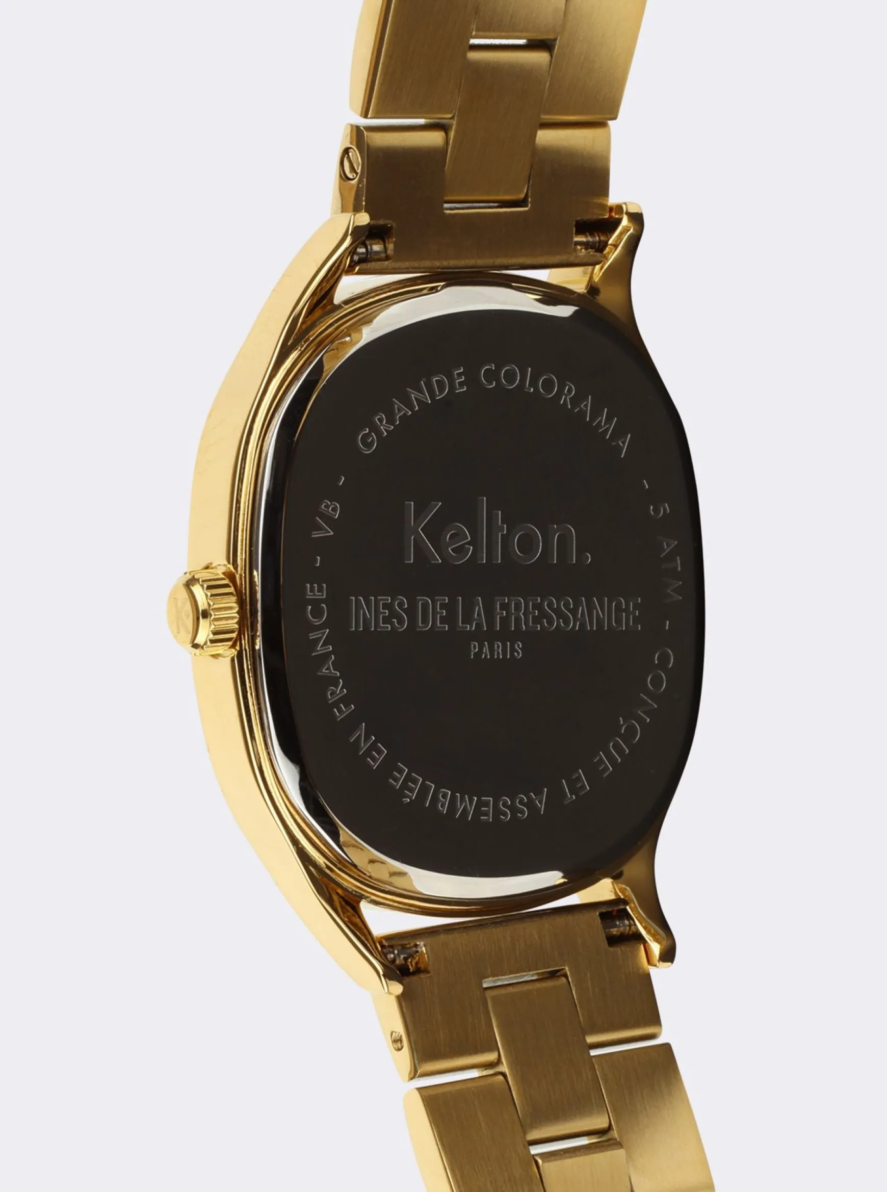 Grande Colorama gold watch Kelton x Ines de la Fressange Paris